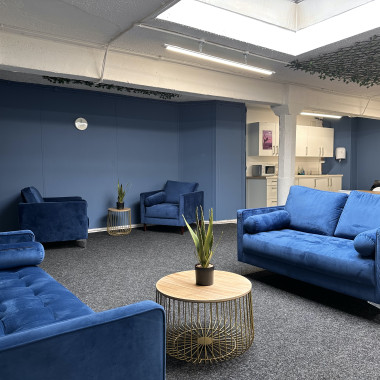View of breakout room