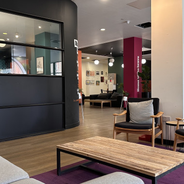 entrance of reception area